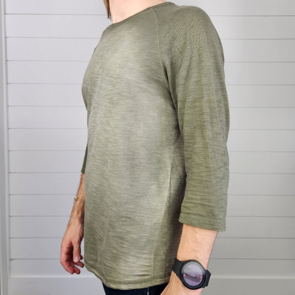 Express | Raglan Baseball | Ribbed | Men's | Medium - Picture 4 of 8